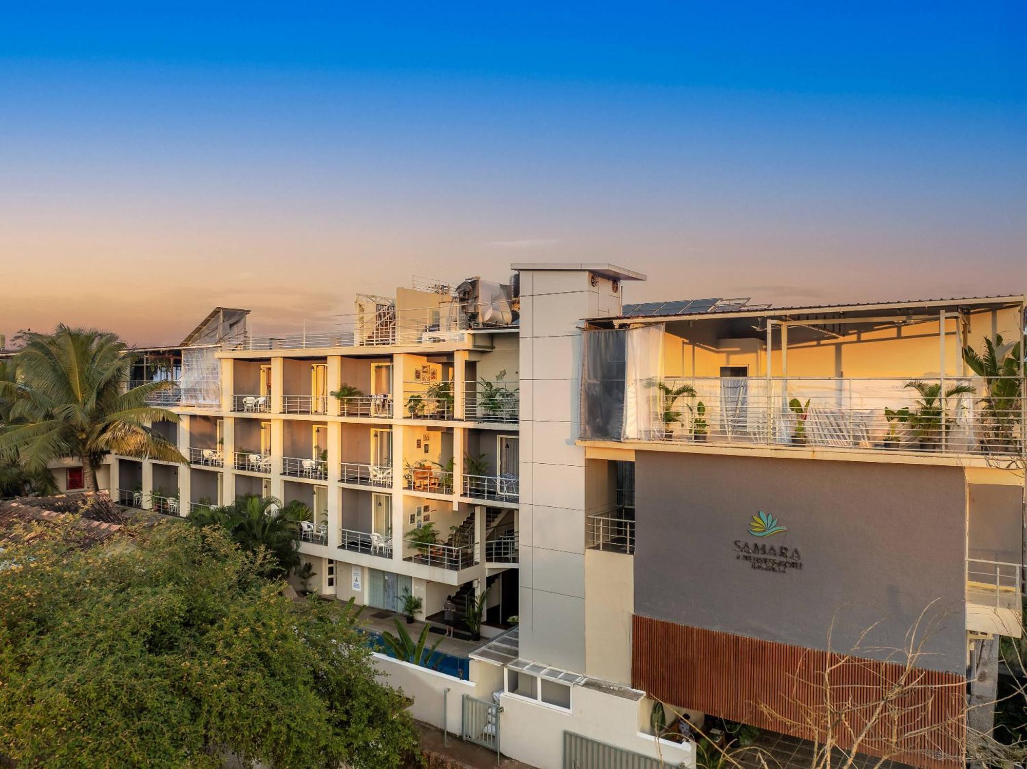 Echor Samara Morjim Goa Sea View Restro Hotell Eksteriør bilde