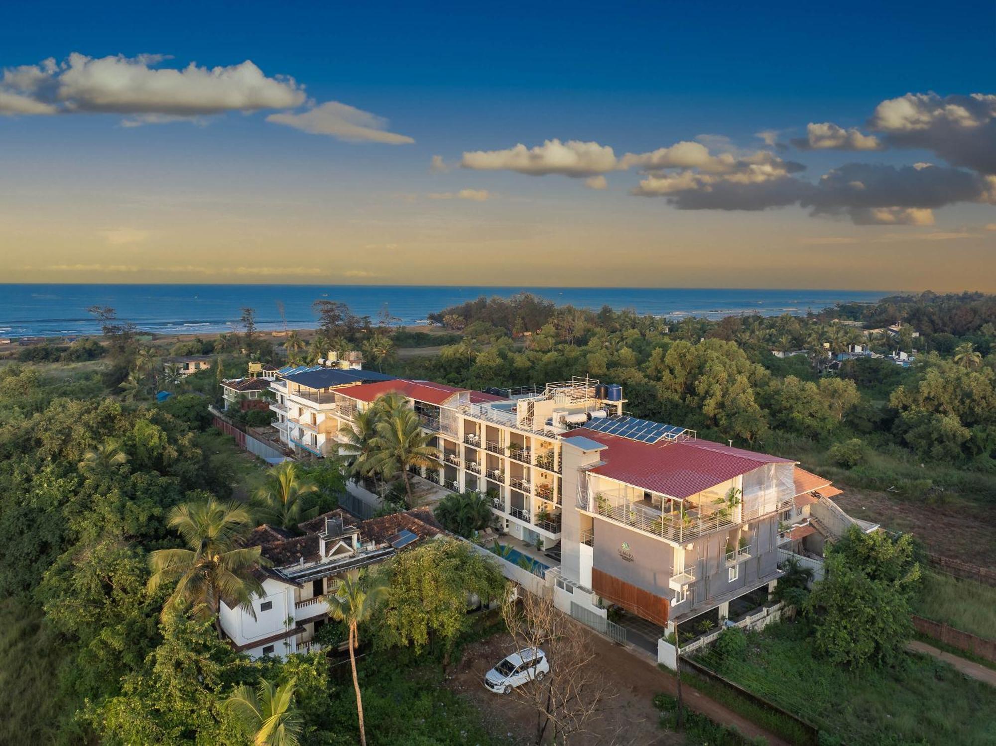 Echor Samara Morjim Goa Sea View Restro Hotell Eksteriør bilde